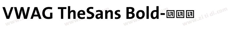 VWAG TheSans Bold字体转换